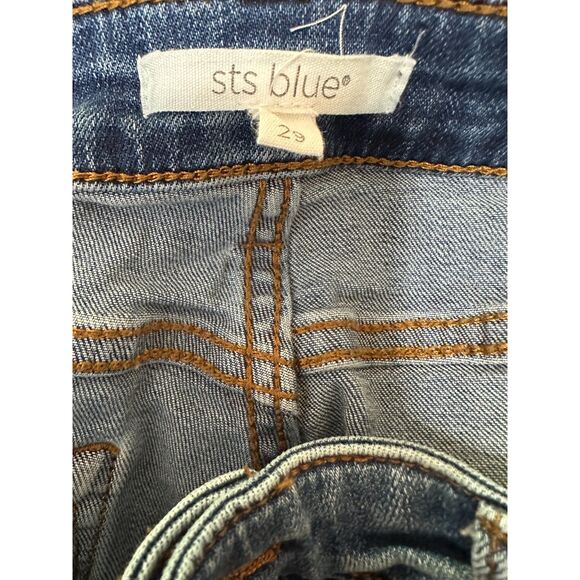 STS Blue Aubrey High Rise Faded Distressed Cut Off Denim Jean Shorts Size 29 - Picture 2 of 3